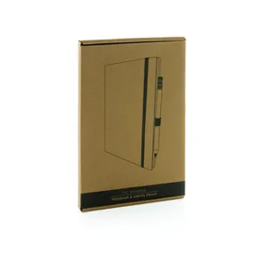 Set Sostenibile di Quaderno Infinity e Penna in Bambù, Gadget Promozionali per Individui Eco-Consapevoli - Product Image 4