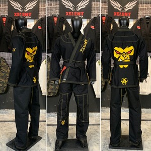 Traje de Judo Negro Personalizado de 450 GSM, Kimono Brasileño Premium para BJJ, Gi de BJJ Personalizado - Product Image 5