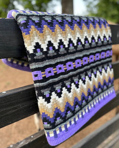 Western Show Horse Saddle Blanket Diseño de Nueva Zelanda Manta de sillín de lana hecha a mano Top Wool Saddle Pad Size - Product Image 5