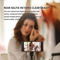 T1 ponsel magnetik Selfie sudut lebar layar HD pengendali jarak jauh proyeksi Vlog perangkat Monitor Selfie layar iphone magsafe