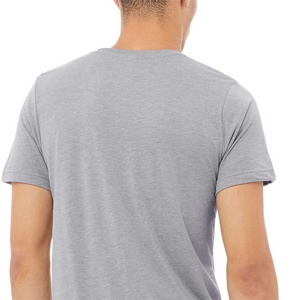 T-shirt léger à col rond pour hommes 100% tissu tricoté en coton respirant vêtements décontractés pour la mode de tous les jours - Product Image 6