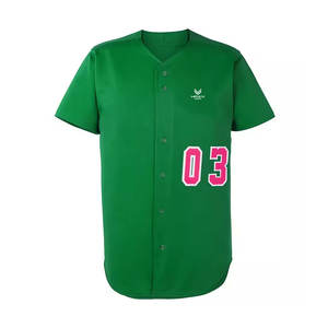 Nouvelle arrivée vêtements de sport 100% polyester tissu uniforme de baseball meilleur prix uniforme de baseball - Product Image 2