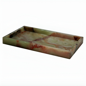 Luxueux plateau de service en marbre pour la décoration de Noël Usine directe en gros Meilleure qualité Vente chaude Choix de vacances parfait - Product Image 5