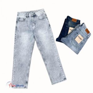 Pantalons Harem Formels pour Hommes de Qualité Supérieure, Décontractés, Taille Moyenne, Spandex/Coton, Poids Moyen, Différentes Tailles, Denim Coloré, Lavage Moyen, ODM - Product Image 2