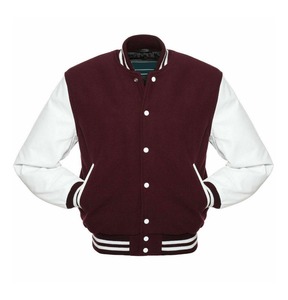 Haute qualité 100% laine broderie Vintage Baseball Varsity veste Patch personnalisé Bomber veste CollegeBaseballjacket pour hommes - Product Image 2