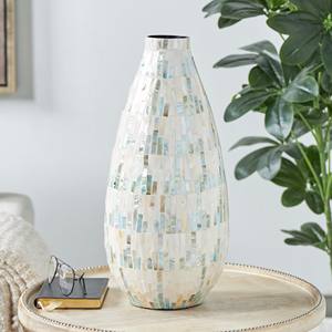 Lujoso jarrón de nácar para la decoración del espacio vital Perlas de fregona jarrones inalid suministro al por mayor - Product Image 5