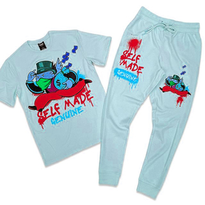 Conjunto de camiseta y pantalón de algodón al por mayor para Hombre | Estilo veraniego de corte regular | Ligero y cómodo | Precio económico - Product Image 3