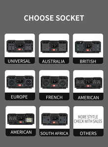 Convertisseurs onduleurs intelligents RV de haute qualité 3000W OEM personnalisable avec puissance de crête 6000W - Product Image 4