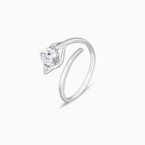 แหวนเพชรหยดน้ำค้างเงิน - Product Image 6