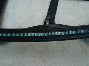 Licol en cuir de cheval avec cristaux, licols en corde de style western durables pour l'équitation, équipement équestre, licol en cuir de cheval - Product Image 4