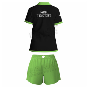 Fabricant d'usine unisexe Ensemble polo et short sur mesure Nouvelle arrivée Ensemble polo et short - Product Image 4