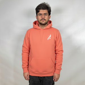 Sweat à capuche pour homme vintage de luxe 100% coton épais et lourd pour l'hiver, streetwear surdimensionné, logo brodé, basiques unis - Product Image 1