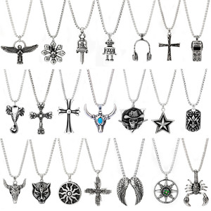 <span class=keywords><strong>Collana</strong></span> pendente <span class=keywords><strong>con</strong></span> ala d'angelo in acciaio inossidabile effetto 3D ciondoli <span class=keywords><strong>con</strong></span> piume - Product Image 5