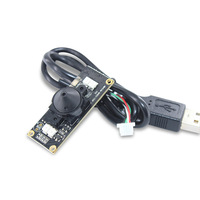Module de caméra infrarouge 1MP 720p HD avec capteur OV9712, interface USB2.0, 30 FPS, vision nocturne infrarouge et module de reconnaissance faciale à LED infrarouges