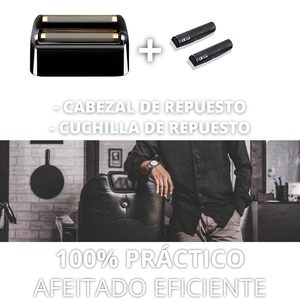 Cuchilla de Repuesto Profesional para Afeitar el Cabello y la Barba para Hombre, Cabezal en Forma de X1 para Máquina de Barbería con Fuente de Alimentación USB - Product Image 6