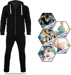 High Quality New Latest Fashion Jogging Hoodie <b>Sweatpants</b> <b>Set</b> Solid Color Hot Sale Gym Fitness Tracksuit Jogger <b>Set</b> for Unisex - Product Image 4