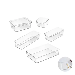 High quality Heavy-duty transparent storage and organization box and perfect for Organize basement items