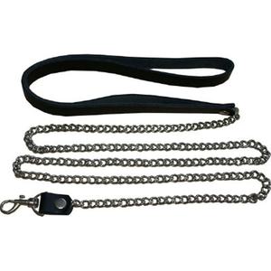 Wholesale Leather Dog <b>Lead</b> Brown color heavy-duty Hook 3 feet <b>long</b> leash - Product Image 2