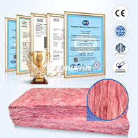 Laine de verre rose USA R11 R13 R15 R20 R21 R30 R38 R49, isolant en fibres de verre pour ossature bois-acier, certifié ASTM