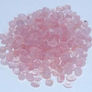 Lote de venta al por mayor de piedras preciosas de cabujón suelto de cuarzo rosa Natural de gran calidad para la fabricación de joyas finas - Product Image 1