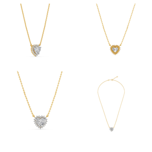 สร้อยคอทองคำขาว18K พร้อมสายโซ่เปรียบเทียบกับ1.67ct สำหรับงานแต่งงานและงานปาร์ตี้ของผู้หญิง - Product Image 5