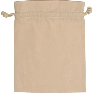 Sacche Sportive Warren in Cotone Riciclato con Coulisse, Borsa Promozionale Ecologica per Gadget Realizzata con Materiali Sostenibili - Product Image 3