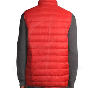 Personnalisé Votre Propre Logo Créer Respirant Coupe-Vent Épais Gilet Sans Manches Bouffant Pour Hommes Avec 100% Polyester Matériel - Product Image 3