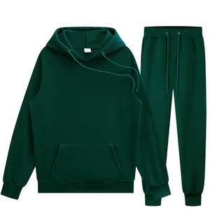 Custom <b>Oversized</b> Tracksuit Set Unisex Fleece Hoodie and <b>Joggers</b> Two Piece Outfit Soft Warm Casual Streetwear - Product Image 6