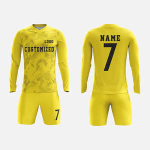 Ensemble de gardien de but de football personnalisé, maillot de football, dernier modèle de club, manches longues pour hommes, entraînement respirant, Camisetas De Futbol - Product Image 5