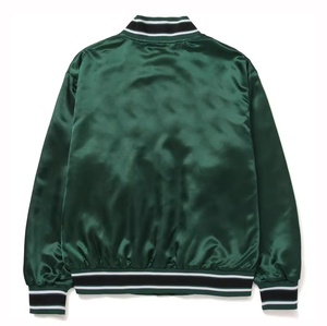 Blouson Bomber en Satin 100% Polyester Personnalisable avec Logo, Style Urbain, Hiver, Brodé, Imperméable, Respirant, à Carreaux – Vente en Gros - Product Image 6