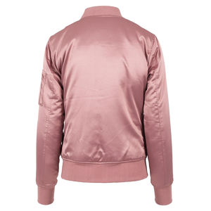 Chaqueta universitaria de satén para mujer más vendida Diseño transpirable personalizable a un precio razonable - Product Image 3