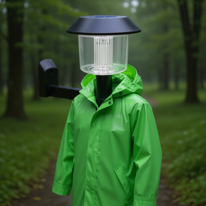LED Solar Wall Light 90x130mm Plastic <b>Raincoat</b> Category Product - Product Image 3