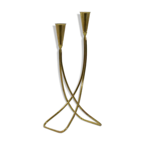 Chandelier en métal plaqué or de la plus haute qualité Chandelier au design fantastique Accessoires de décoration de table Bougeoir à vendre - Product Image 3