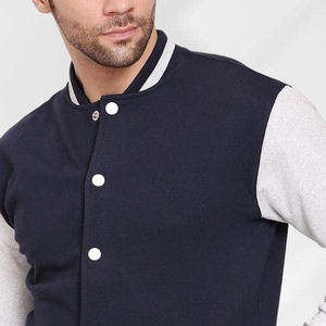 Chaqueta universitaria de manga larga con botones de moda de invierno para hombre, ropa personalizada para hombre, chaquetas universitarias más vendidas - Product Image 5