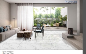Design moderne 600x600mm carreaux vitrifiés en porcelaine polie numérique finition brillante parfaite pour hôtels maisons aéroports - Product Image 2