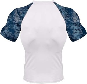 Customized Logo Sublimation <b>Printed</b> Spandex Compression Shirts <b>Surfing</b> Diving Rashguard BJJ Uniforms Unisex MMA Rash Guard - Product Image 3