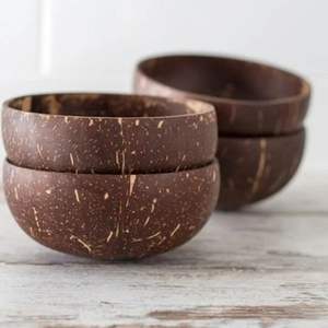 Bols en noix de coco naturelle du Vietnam sculptés à la main pour l'exportation - Product Image 4