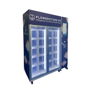 Máquina expendedora automática de ramos de flores frescas con sistema de pago múltiple y alertas IoT - Product Image 1