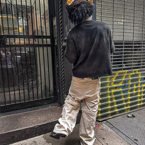 Camiseta personalizada de 100% algodón lavada con ácido para hombre, camiseta de talla grande con hombros caídos y peso pesado 200 GSM Stone Wash - Product Image 2