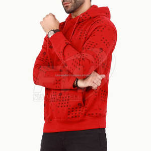 เสื้อฮู้ดสวมหัวสำหรับผู้ชายผ้าฝ้ายสวมใส่สบายแขนยาวแบบคลาสสิก - Product Image 3