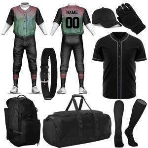 Conjuntos de uniformes de béisbol y softbol, paquete completo, ropa deportiva, sublimación, kits de uniformes de béisbol con nombre y logotipo personalizados - Product Image 1