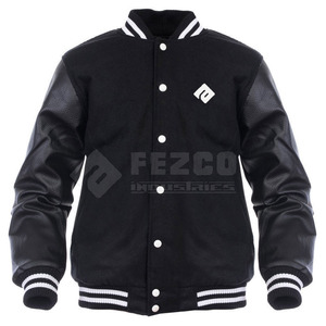 Veste Letterman personnalisée de grande taille pour hommes Veste d'hiver de haute qualité avec logo personnalisé imprimé pour hommes à bas prix - Product Image 3