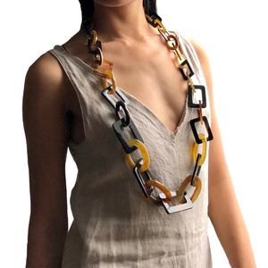 Collar de cuerno de Búfalo, diseño personalizado, collar en forma de trapecio de cuerno de Búfalo, conjunto de regalo Personal, gran oferta - Product Image 2