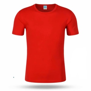Stock de 14 couleurs Vente en gros pas cher Séchage rapide 100% polyester T-shirt uni vierge pour hommes T-shirt imprimé avec logo personnalisé pour hommes - Product Image 5
