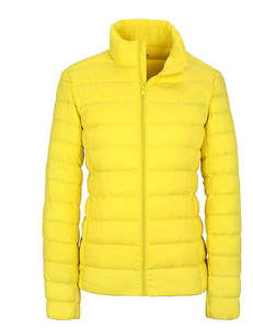 Chaqueta acolchada de manga larga con cremallera frontal de invierno para mujer, chaquetas de moda transpirables de secado rápido de Color sólido para mujer - Product Image 3