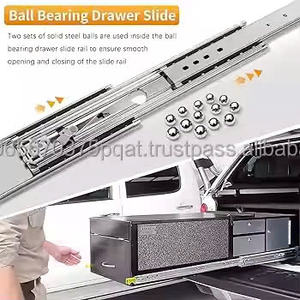 Vietnamien Aodeli moderne acier Mobile camion coffre 53x19mm roulement à billes robuste fermeture en douceur pour cuisine salle à manger chambre salle de bain - Product Image 2