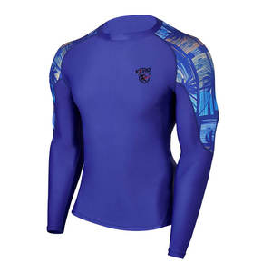 Camiseta de Compresión para Hombre, Precio al por Mayor, Color Personalizado, Fabricada en Spandex/Poliéster - Product Image 1