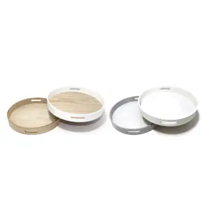 Lowest price wooden tray <b>kitchen</b> <b>accessories</b> handmade bamboo wood trays for food & drinks display - Product Image 6