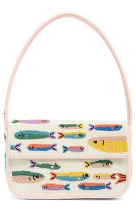 Porte-monnaie brodé à la main en perles de rocaille, léger, personnalisable, forme carrée, motif floral, couleur et logo personnalisés - Product Image 6