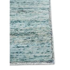 Alfombra de Lana Azul a Rayas Tejida a Mano Blythe AIWL-3059 de Gran Tamaño para Decoración de Sala de Estar y Pasillo - Product Image 4